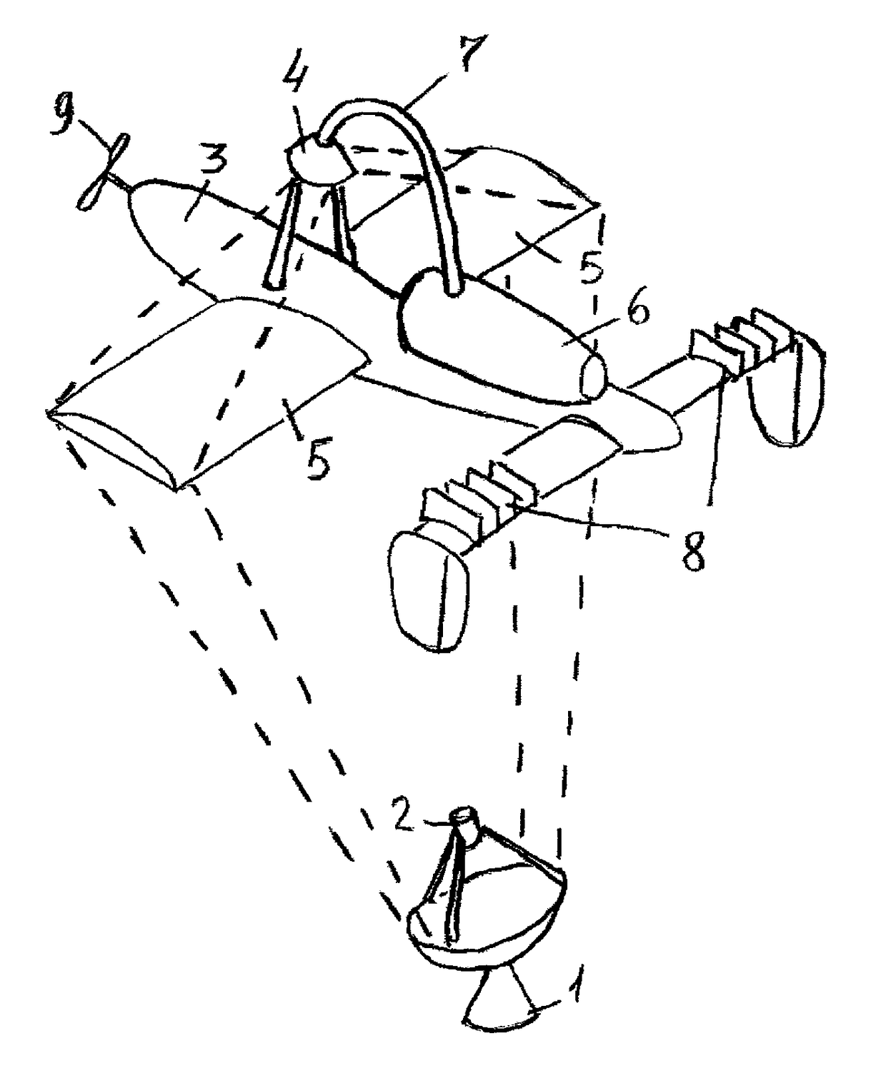 Methods of laser powering unmanned aerial vehicles with heat engines