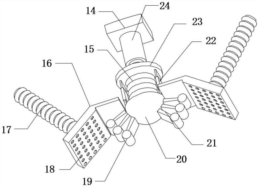 Household leg massage device with high adaptability