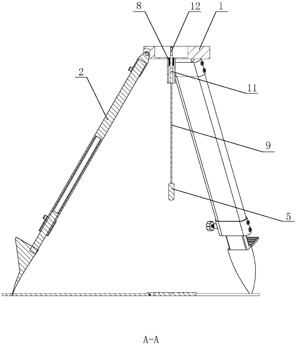 Triangular supporting device