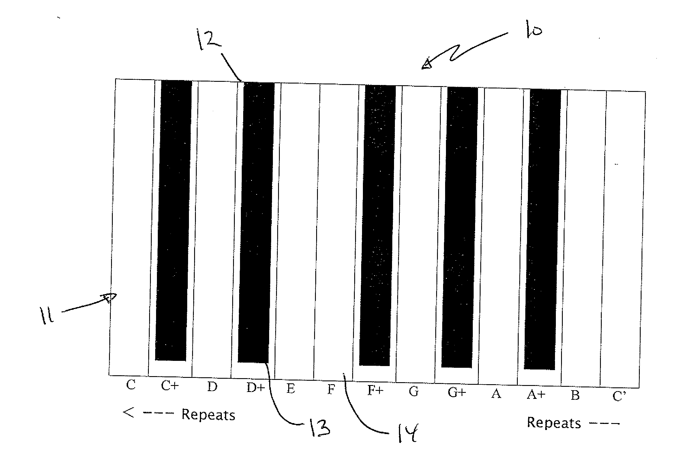 Musical instrument keyboard