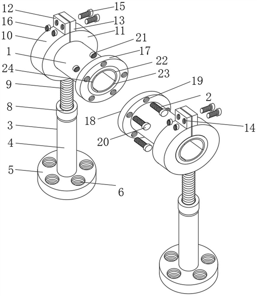 A pipeline node protection device based on mvr sewage treatment system