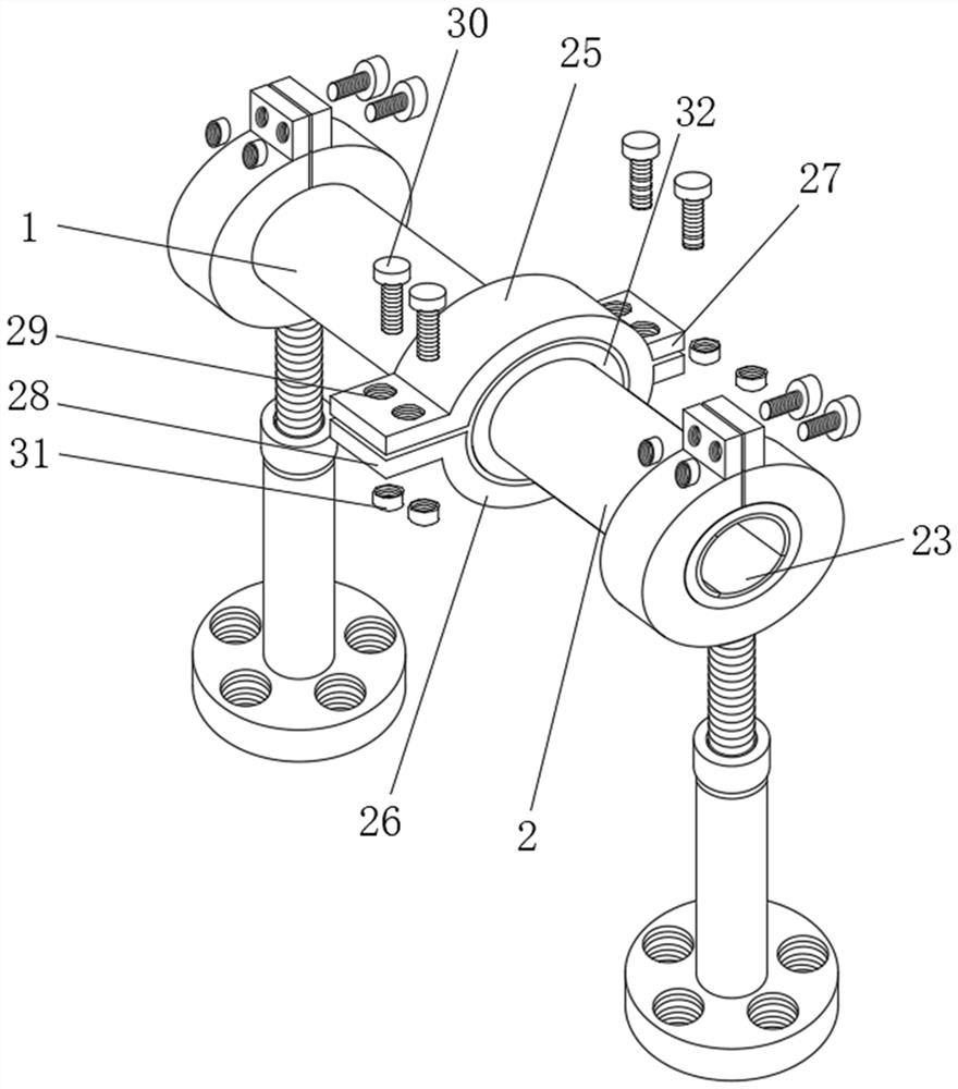 A pipeline node protection device based on mvr sewage treatment system