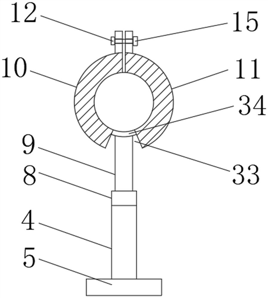 A pipeline node protection device based on mvr sewage treatment system