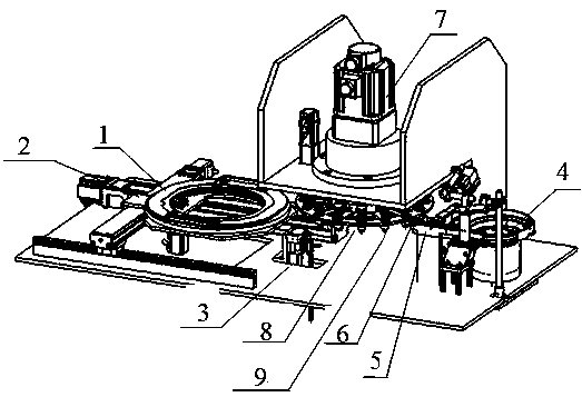 Semiconductor automatic chip loading mechanism and operation method