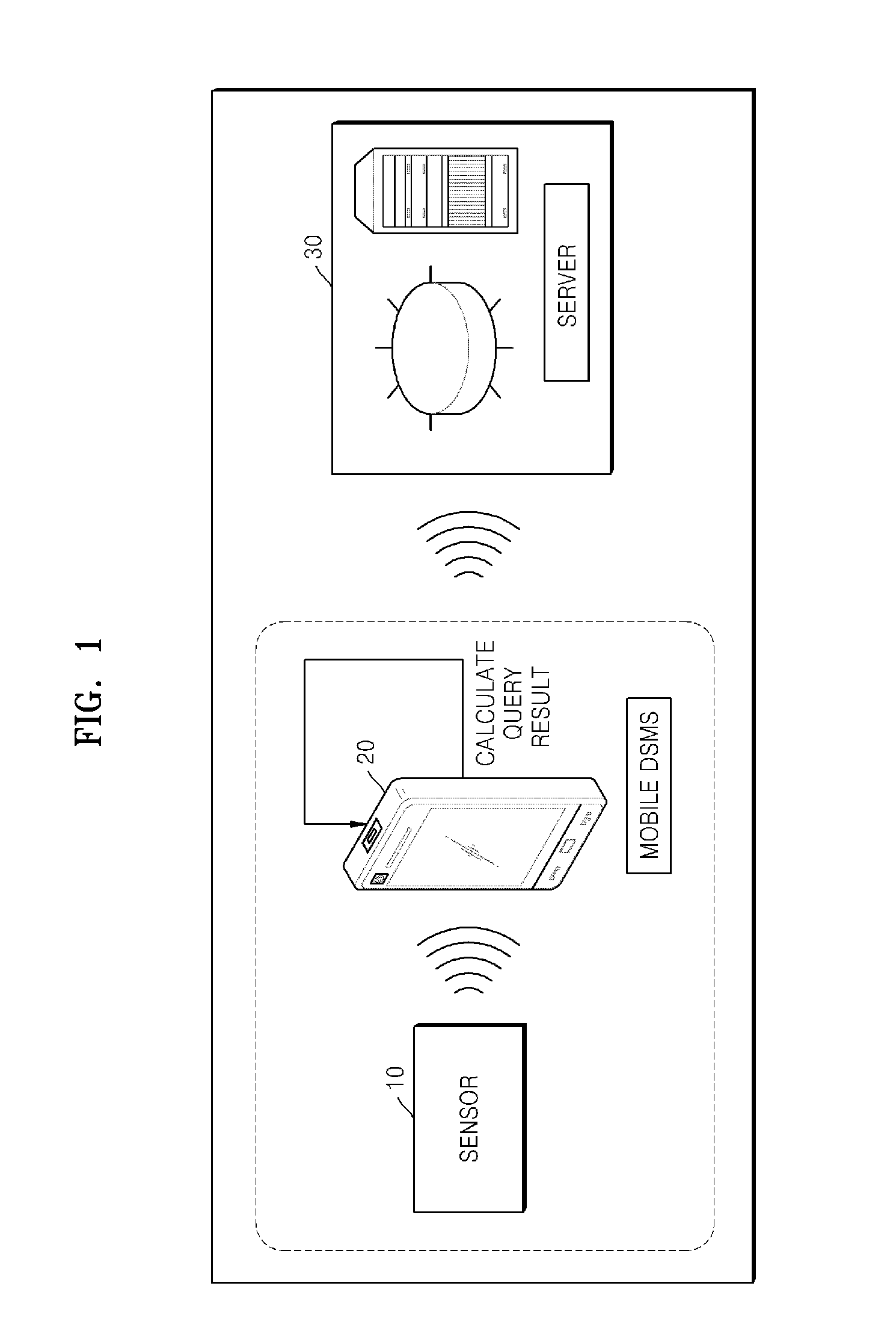 Method and portable device for managing memory in a data stream management system