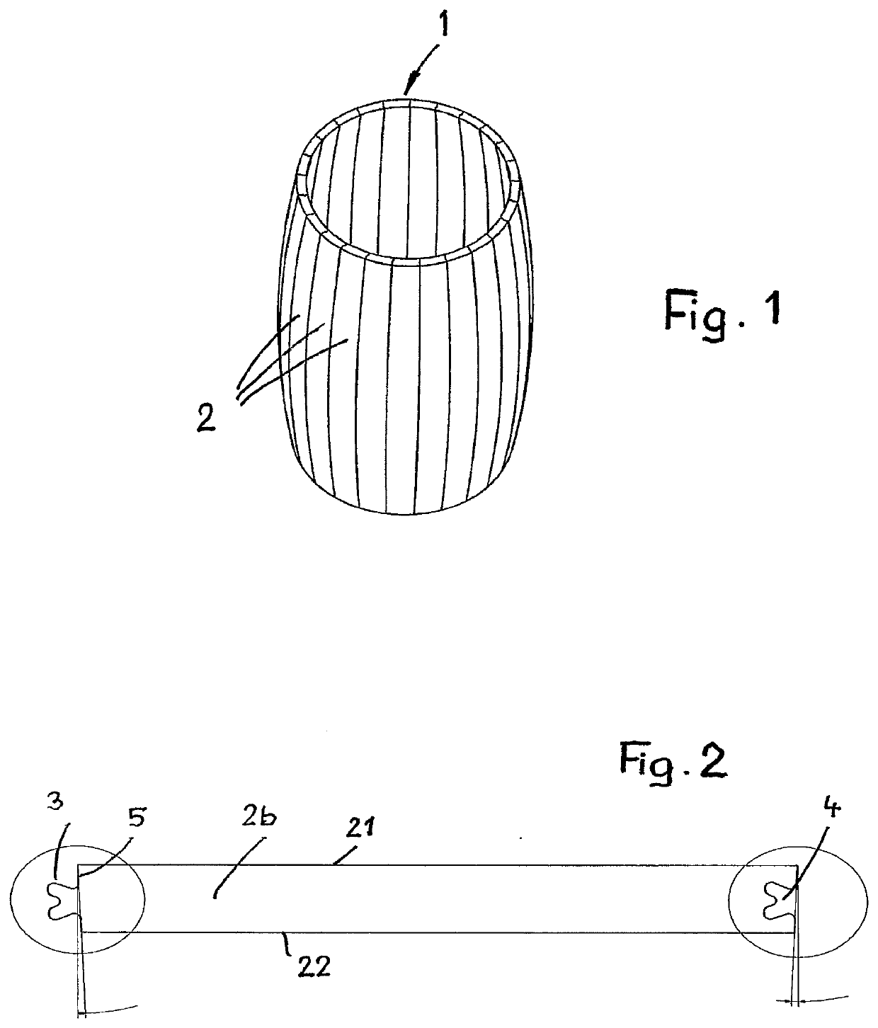 Stave, Wooden Barrel with Staves, and Method for Producing Staves
