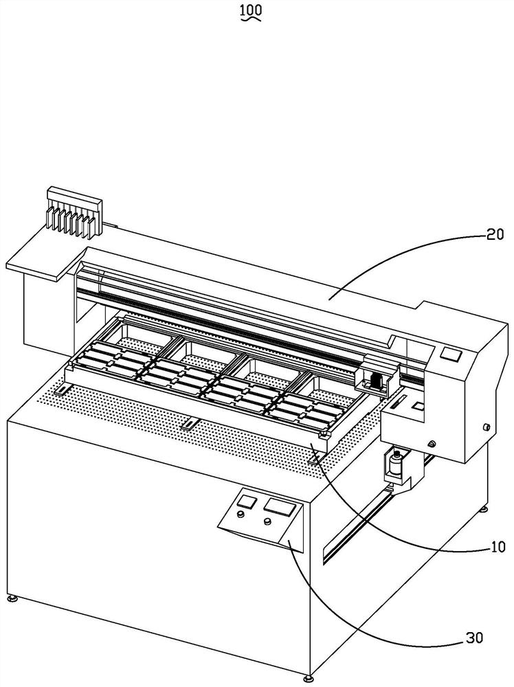 Ink-jet processing method of glass cover plate and ink-jet device thereof