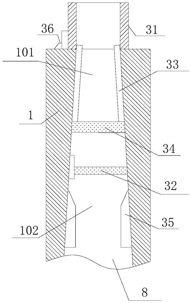 A ring nozzle for laser and its application method