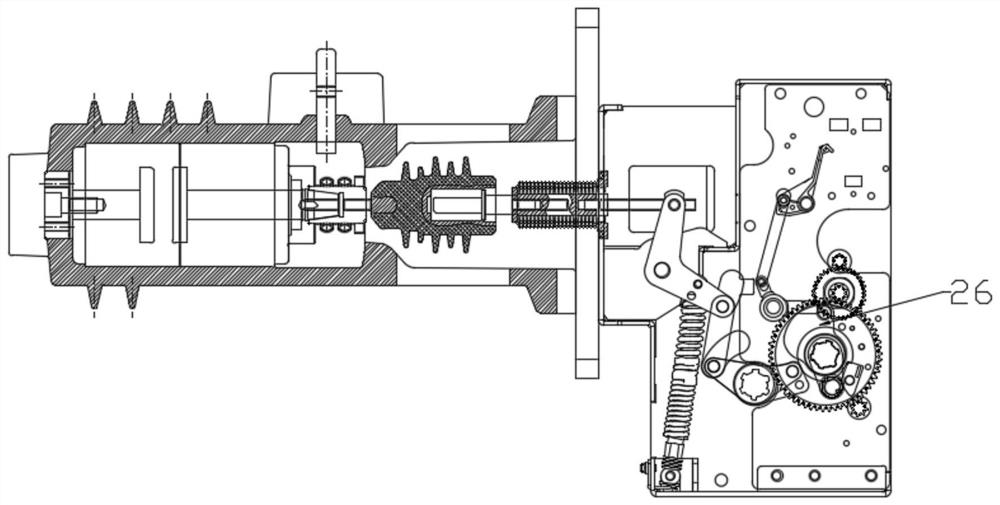 High-voltage vacuum circuit breaker