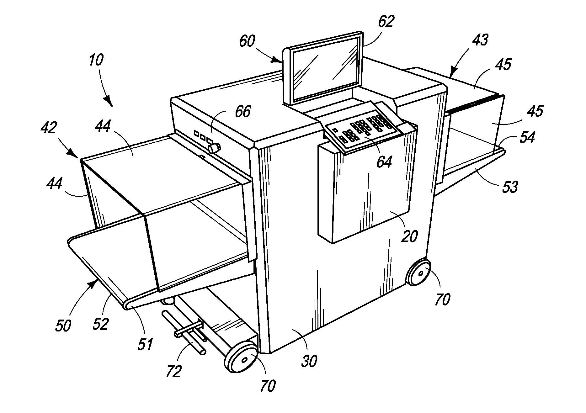 X-ray security inspection machine