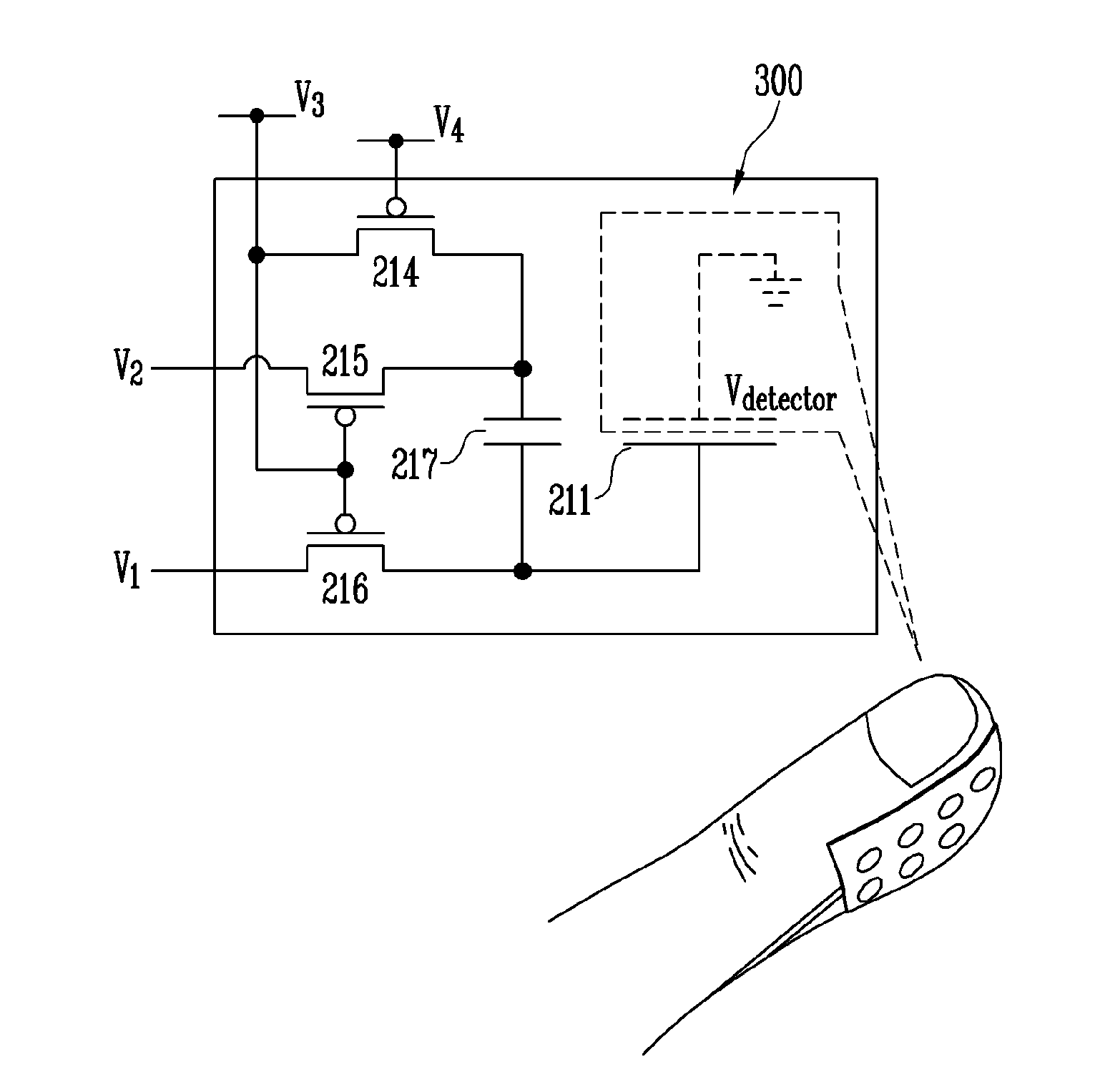 Tactile and visual display device