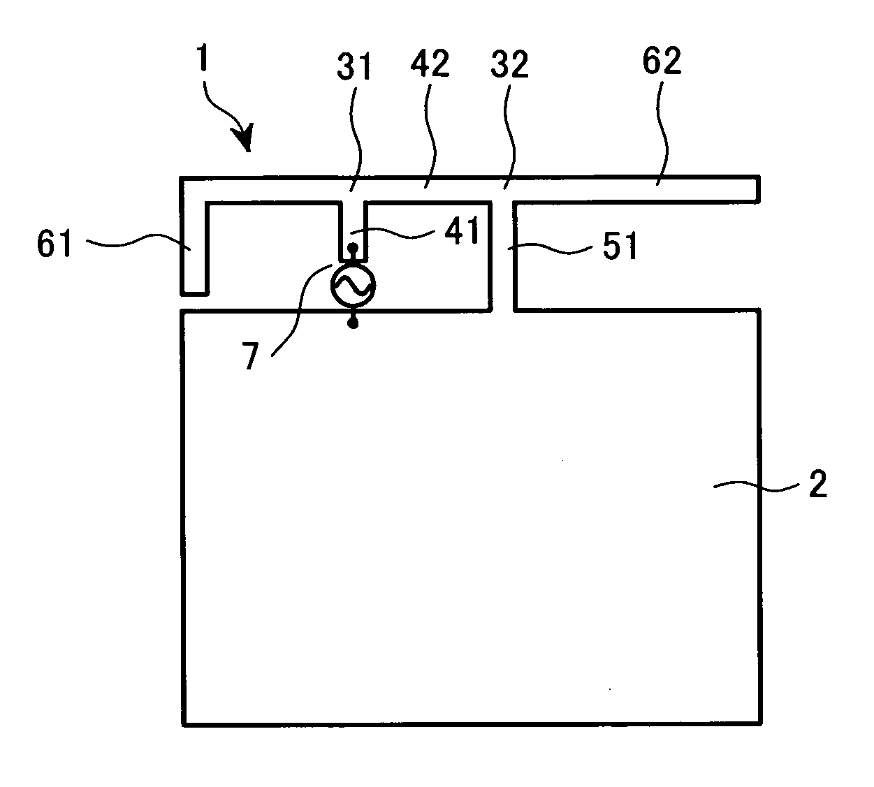 Antenna and method of manufacturing the same, and portable wireless terminal using the same