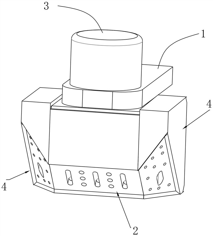 Sandblasted sheet metal box cavity edge grinding robot arm