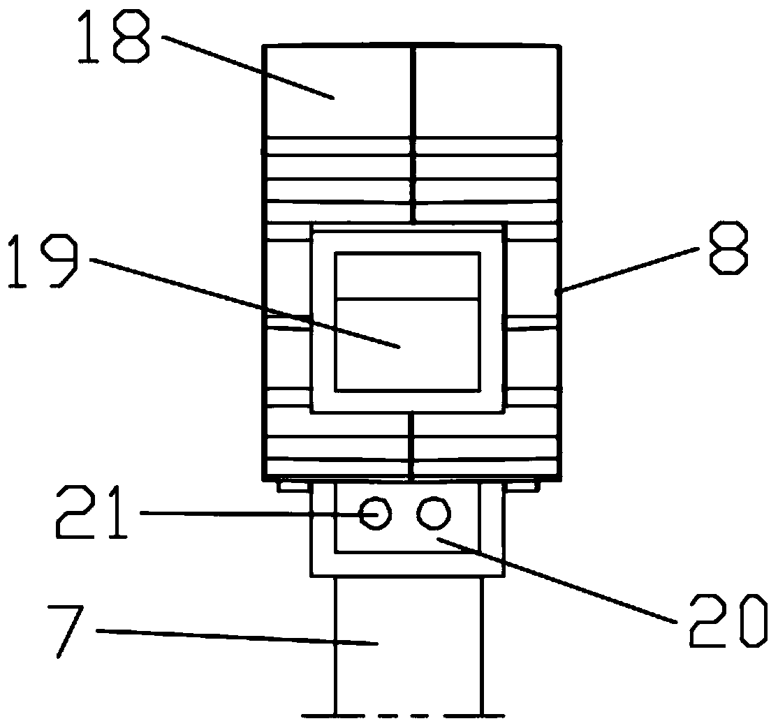 Stripping device for power cable