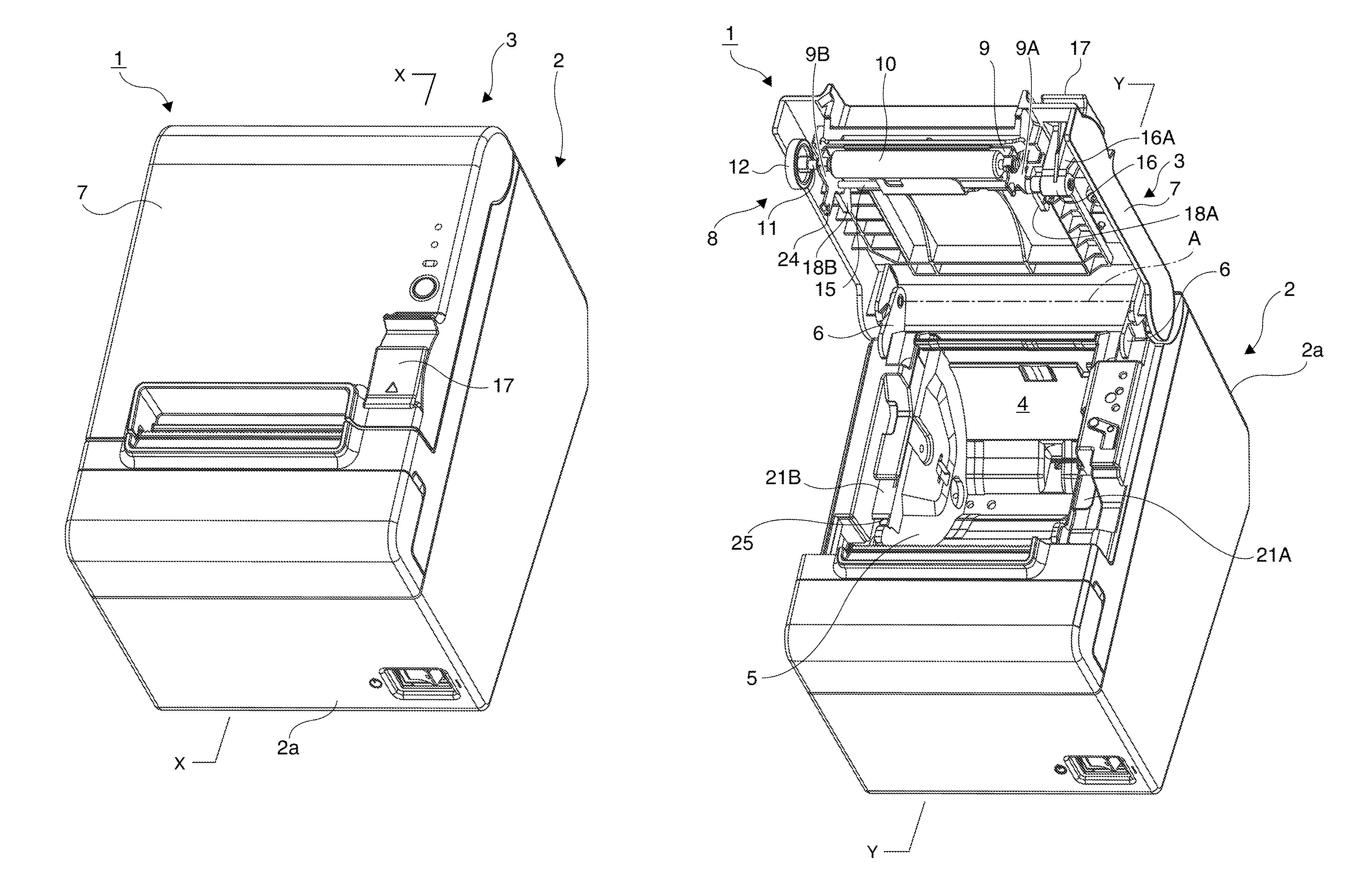 Cover unit and printer