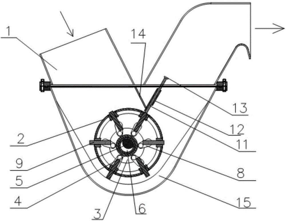 A waste tire cracking and discharging process and equipment