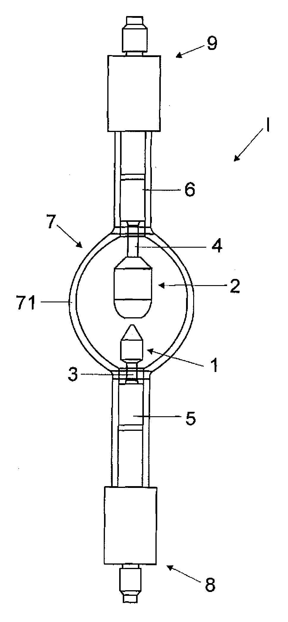 Electrode for a Discharge Lamp