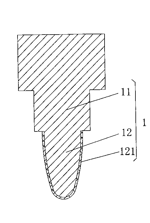 Method for spray welding of nickel base alloy powder on surface of glass mold puncher pin with copper alloy as base metal substrate