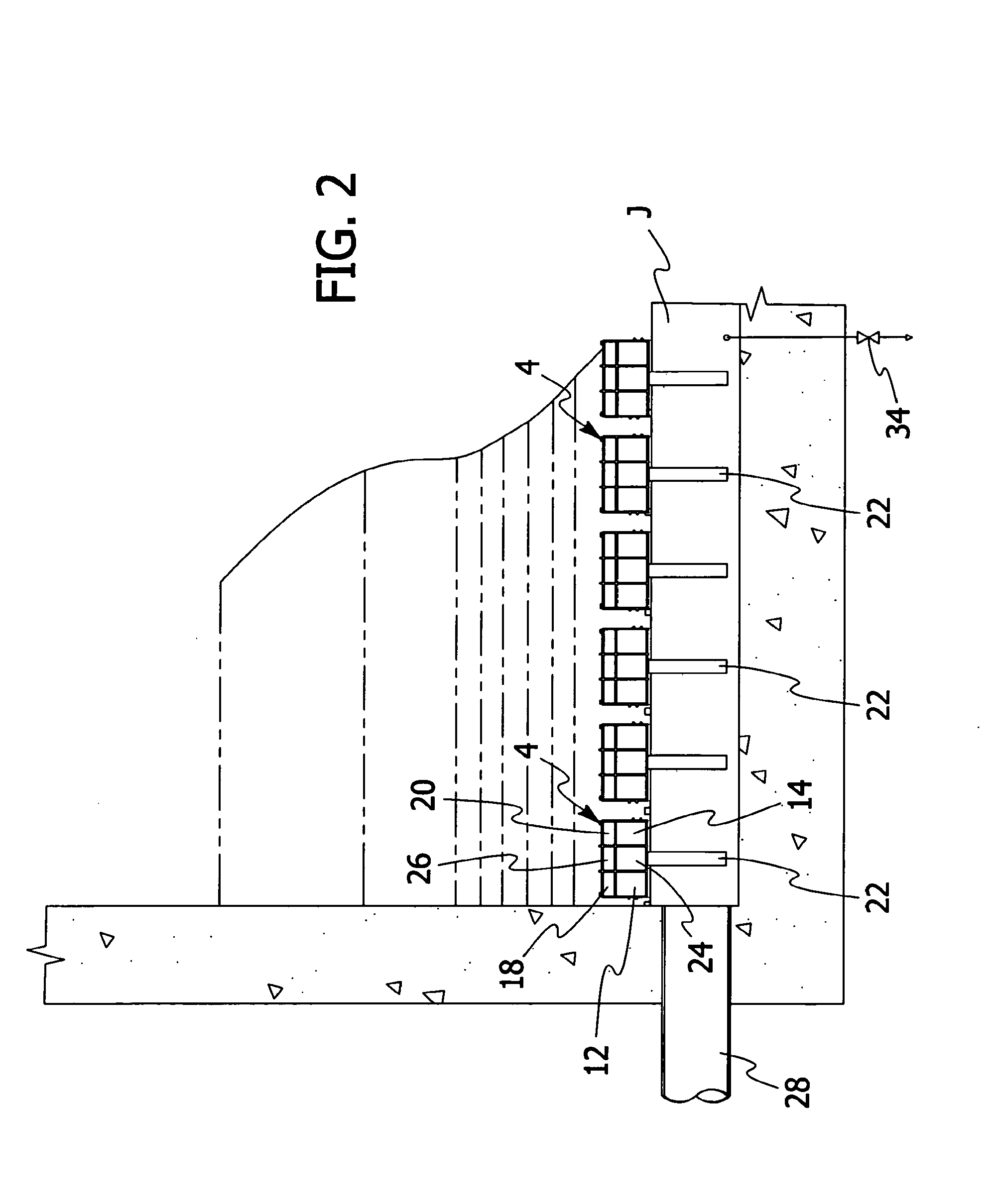 Flume system for a filter system including at least one filter having a filter bed that is periodically washed with liquid, gas or a combination thereof