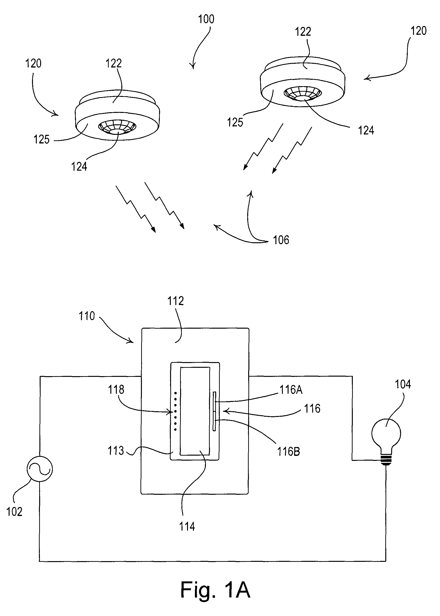 Radio-frequency lighting control system with occupancy sensing