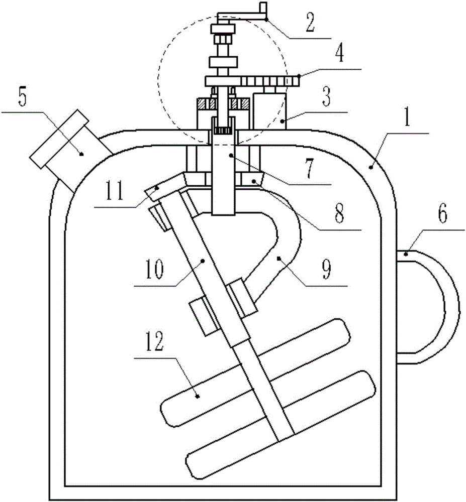 Electric stirring cup capable of being operated manually