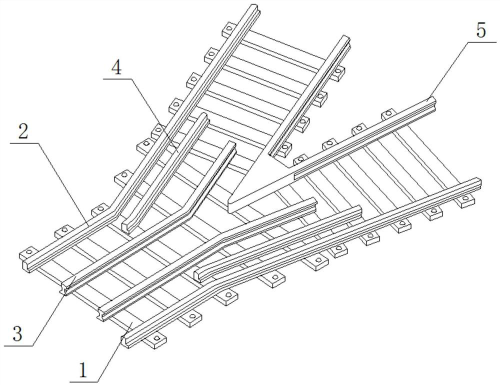 A kind of train hub steering self-correcting assembly