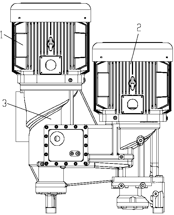 Two-stage screw compressor and compression method