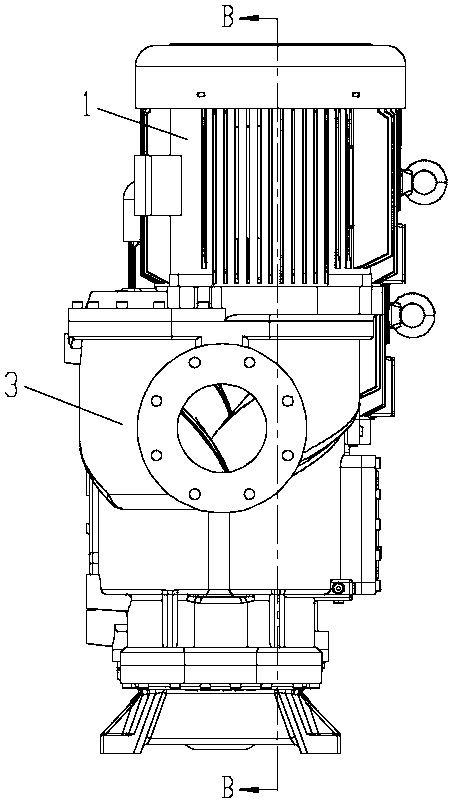 Two-stage screw compressor and compression method