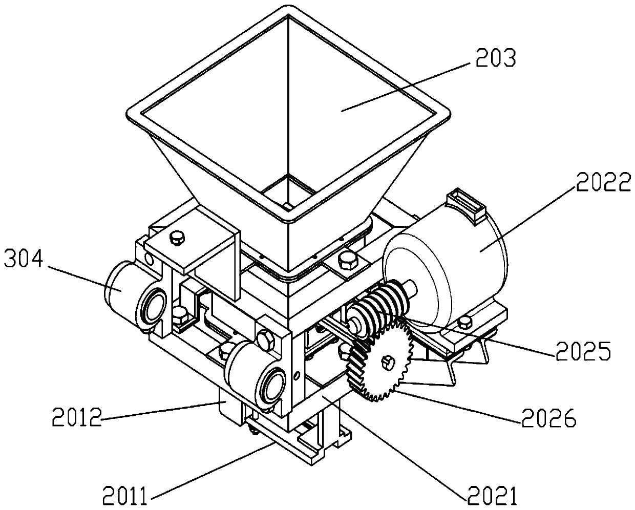 Automatic noodle pressing equipment for fried food