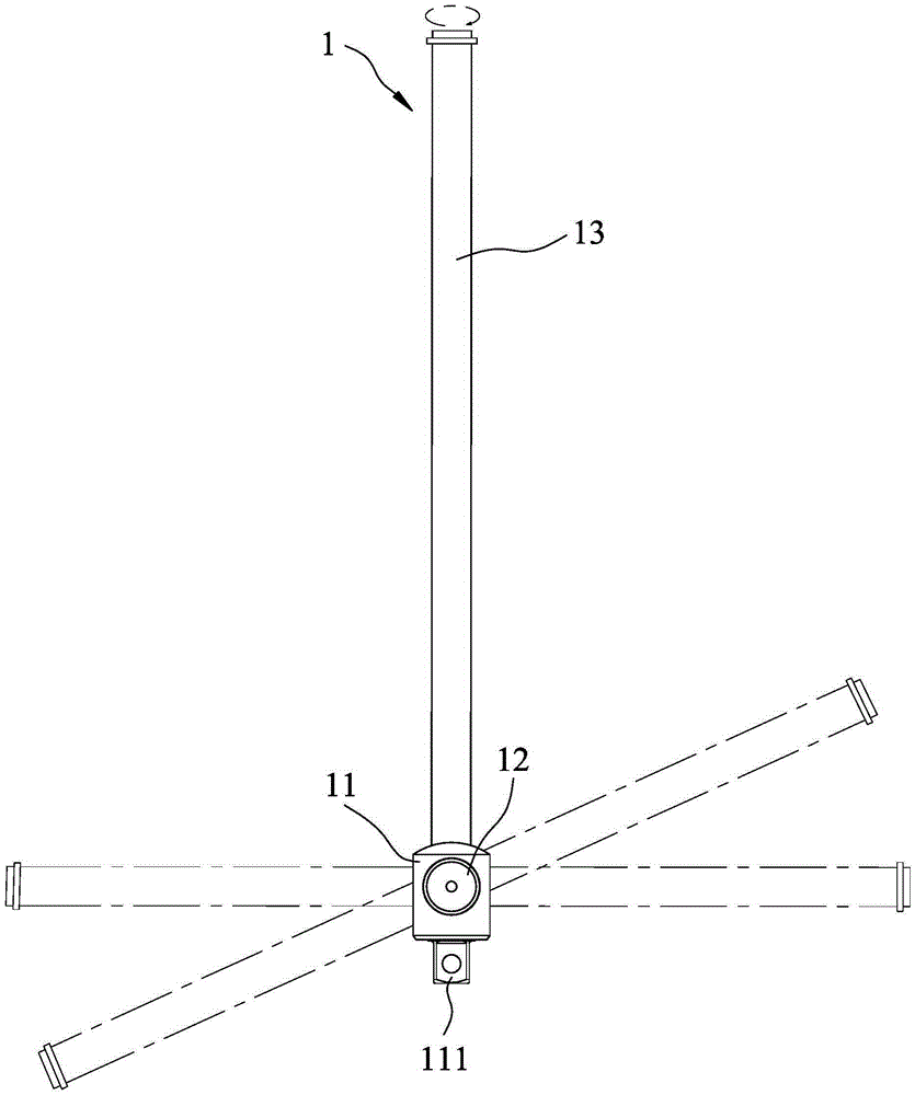 T-type extension rod