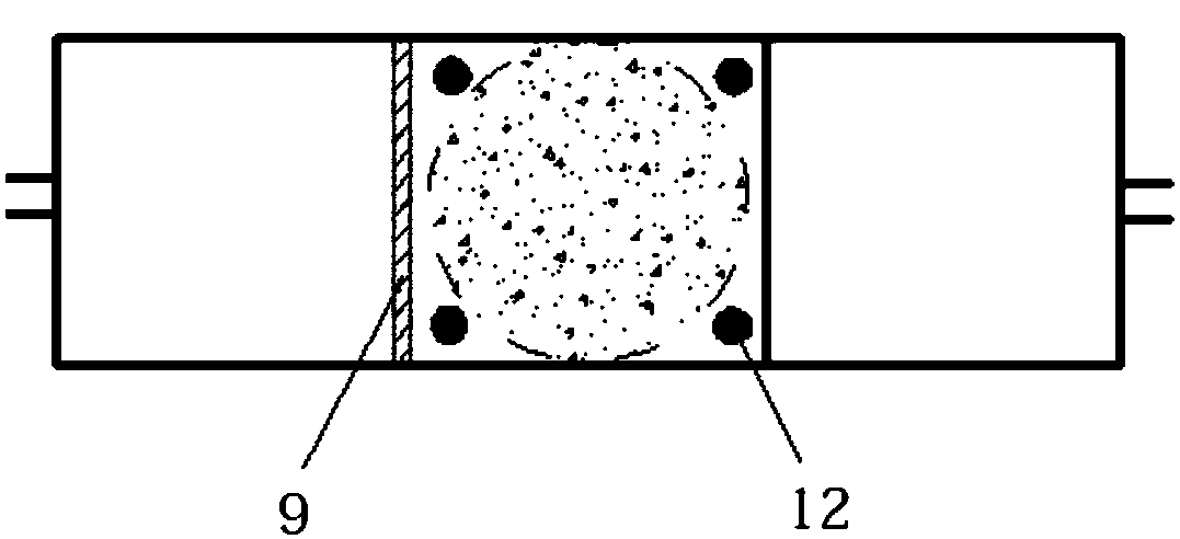Apparatus and method for testing the anisotropy of permeability of asphalt mixture with large voids