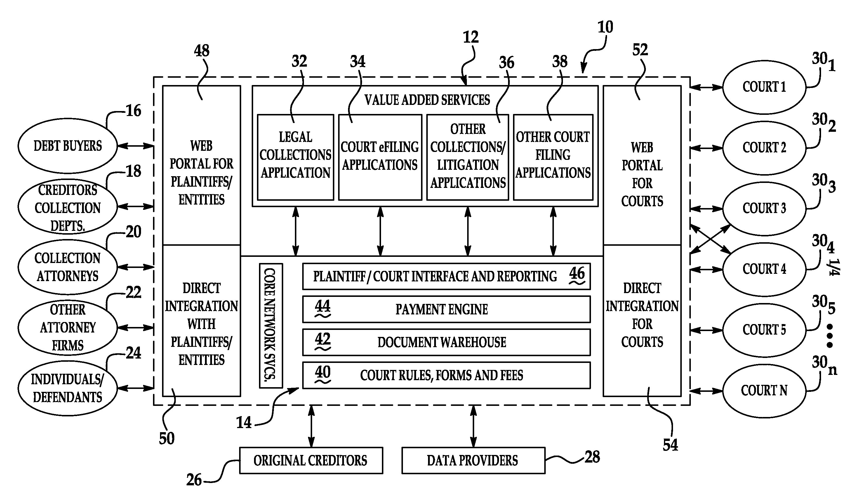 System and method for legal document authoring and electronic court filing