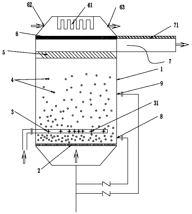 Device for drying complex solution