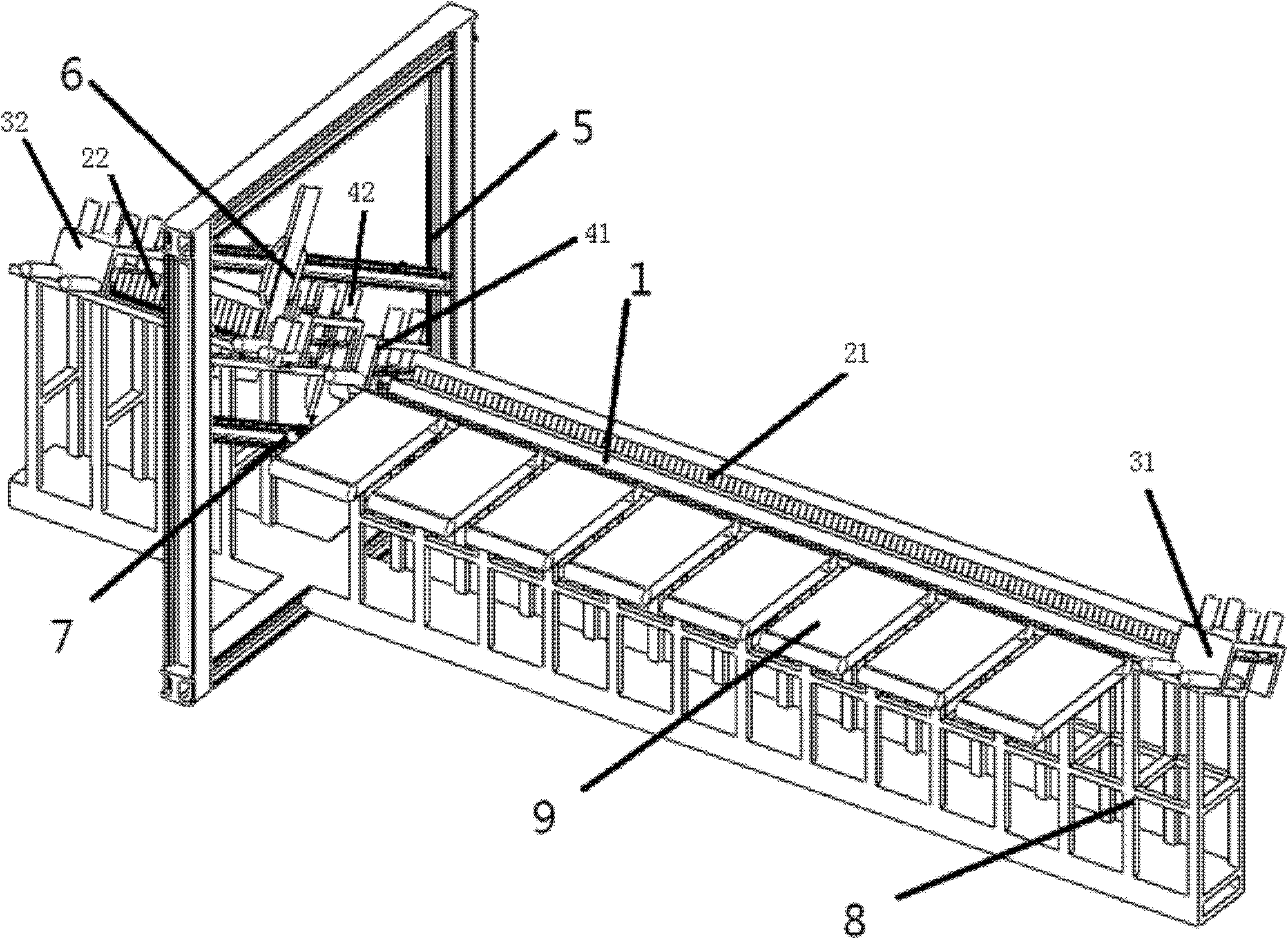 Wood working machine and processing platform thereof