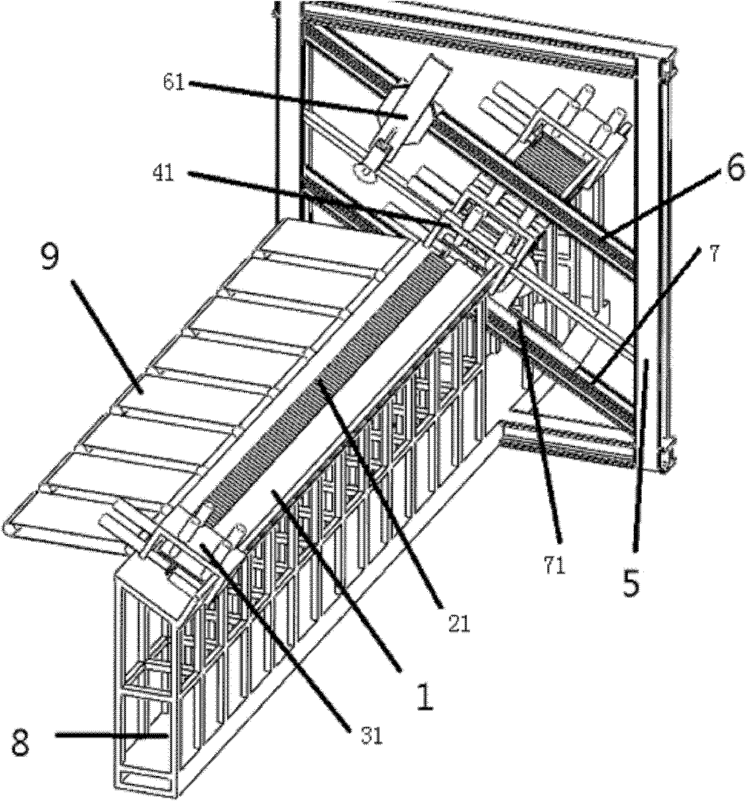 Wood working machine and processing platform thereof