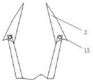 Integrated inner/outer caliper capable of realizing direct reading