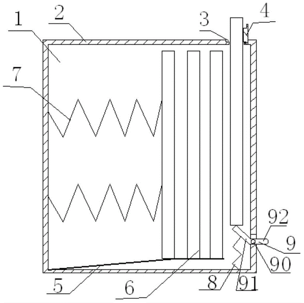 Usage box capable of automatically fetching and using absorption products
