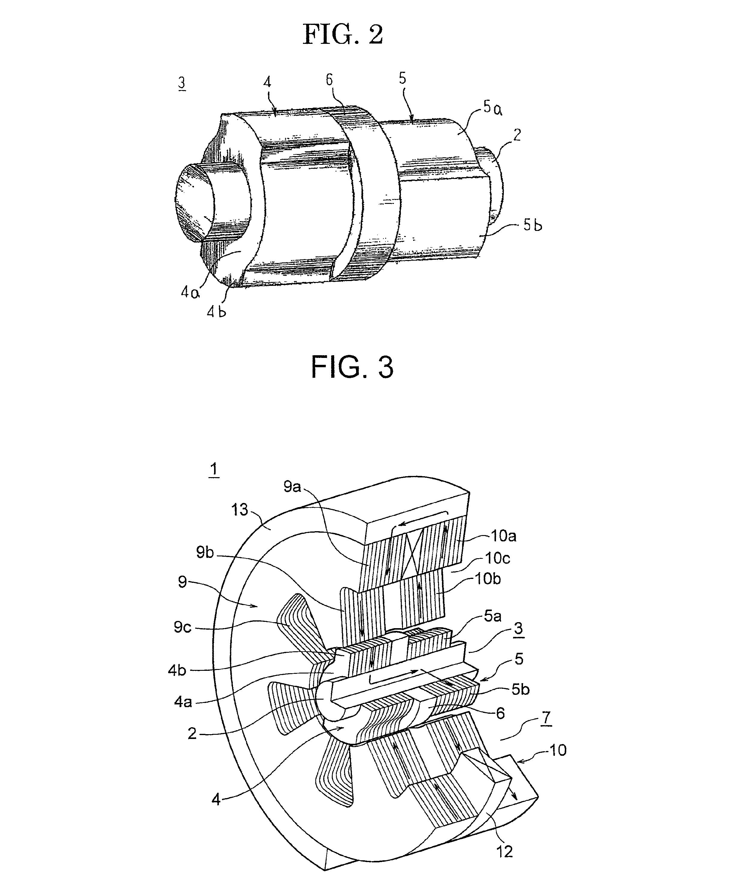 Magnetic inductor rotary machine and fluid transfer apparatus that uses the same