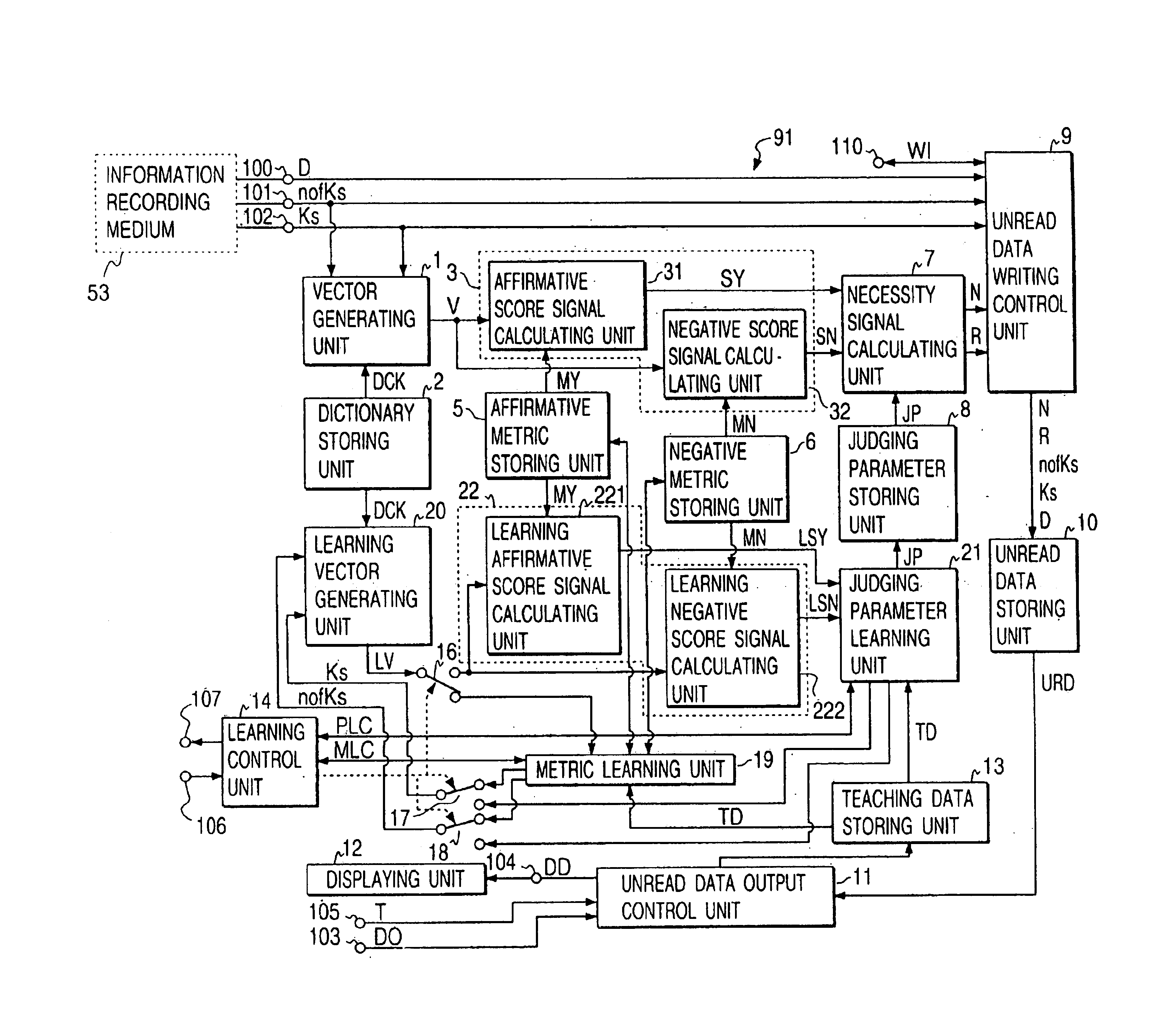 Information filtering method and apparatus for preferentially taking out information having a high necessity