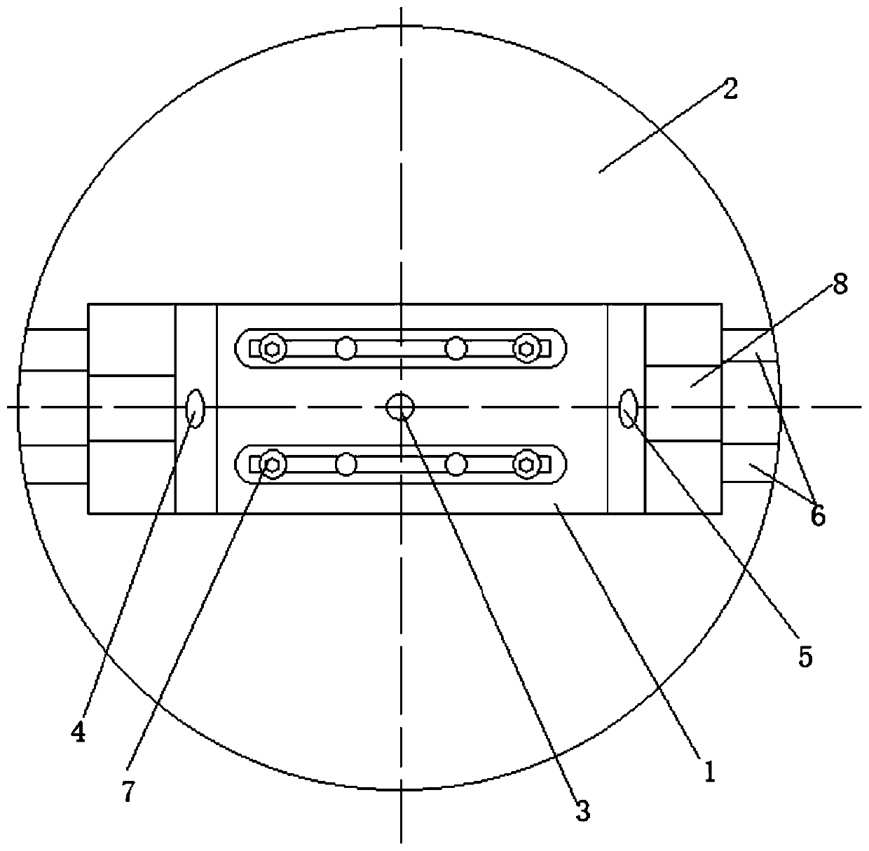 Sphere roundness and diameter detection device and method for probe of coordinate measuring machine