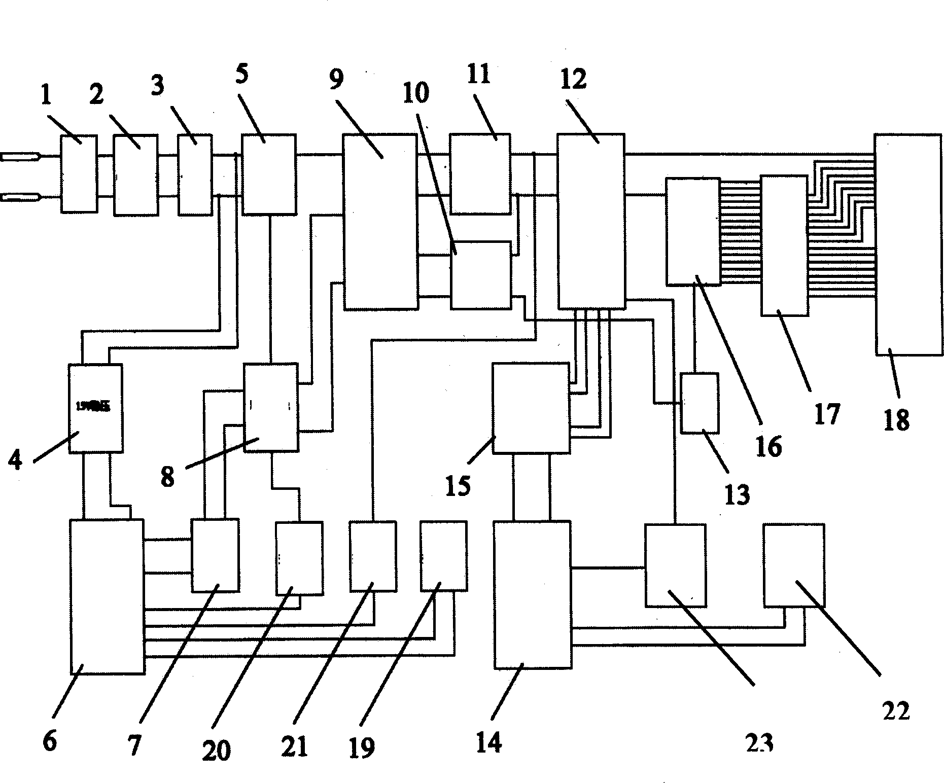 Cold light piece driving circuit