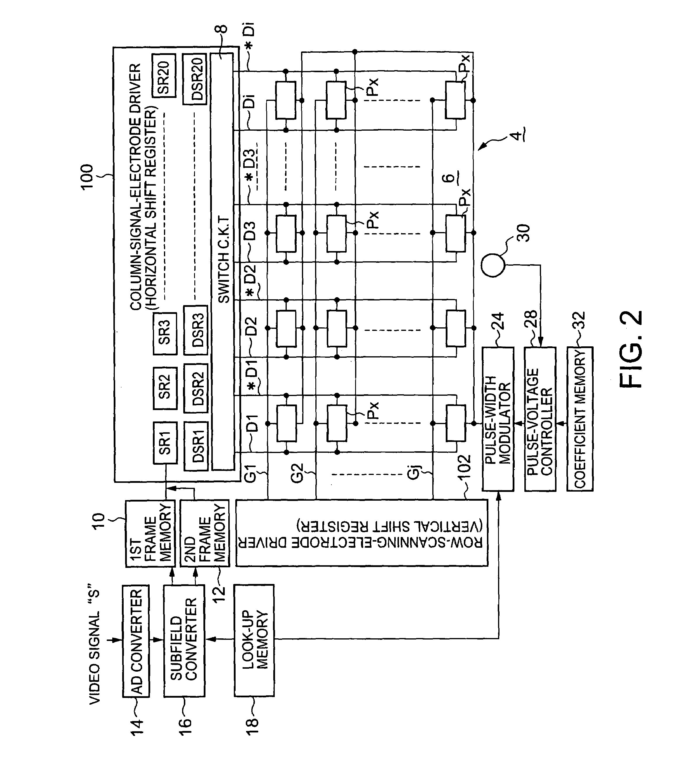 Liquid crystal display and method of driving liquid crystal display