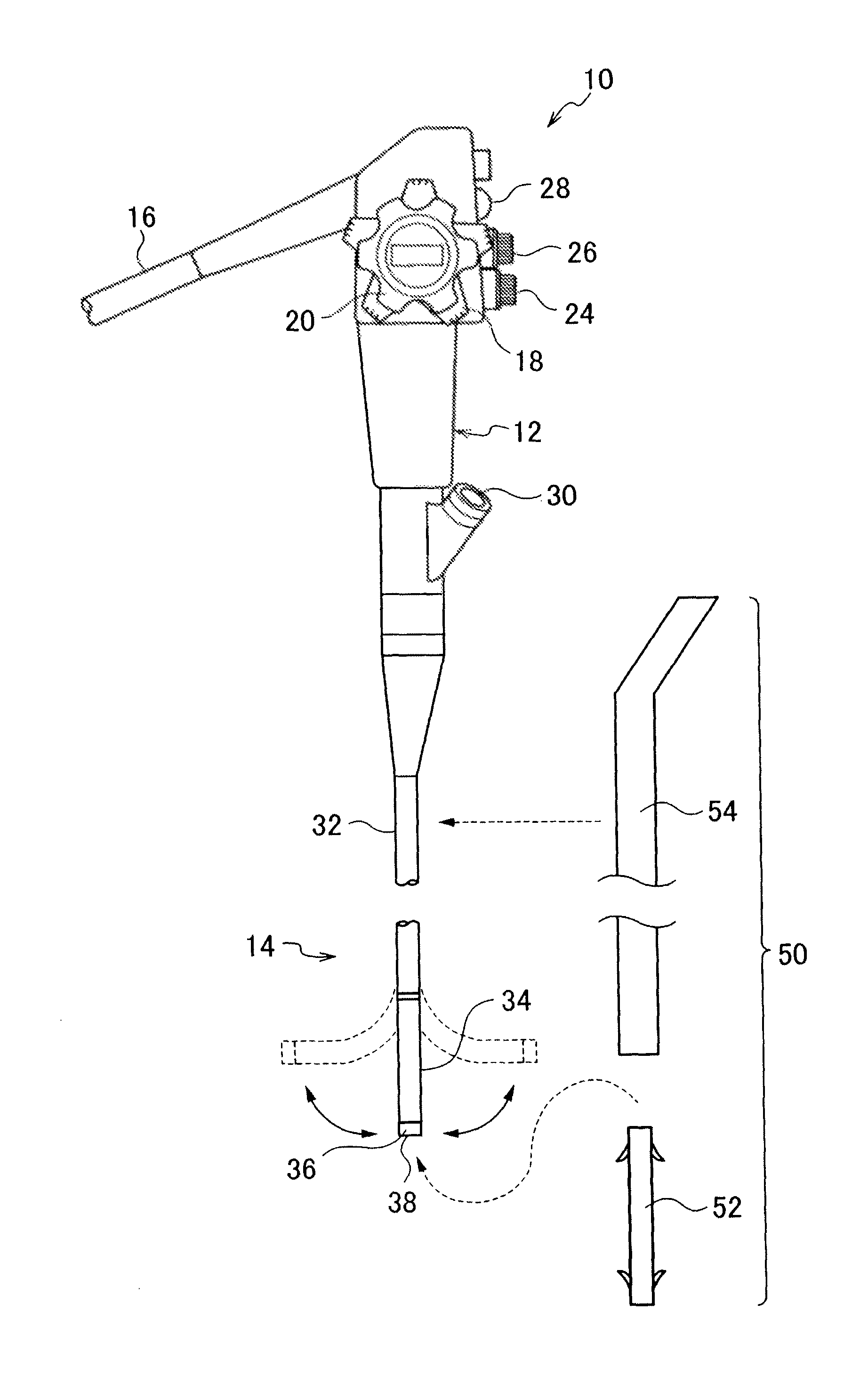 Drainage tube insertion tool