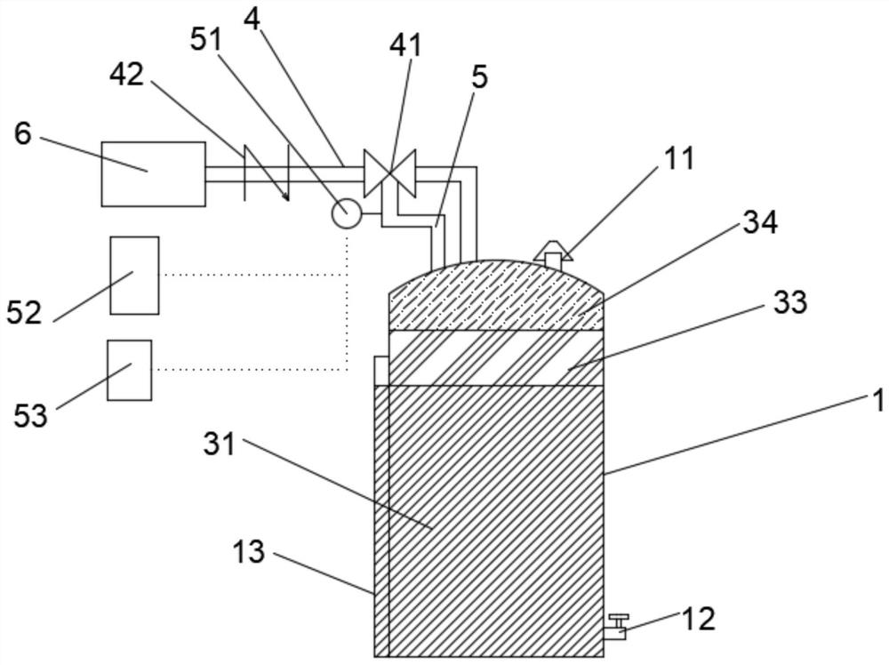 Flammable liquid storage tank