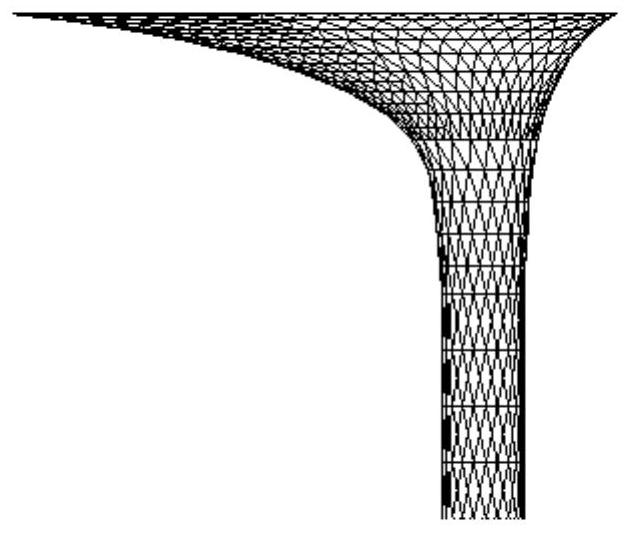 An installation method of a space hyperboloid funnel-shaped single-layer reticulated shell structure