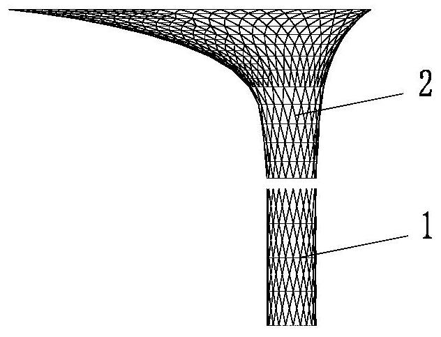 An installation method of a space hyperboloid funnel-shaped single-layer reticulated shell structure