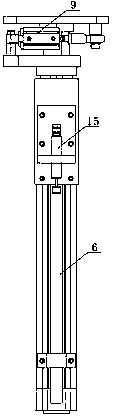 Lifting and rotating type manual paper winding mechanism and tape winding operation method