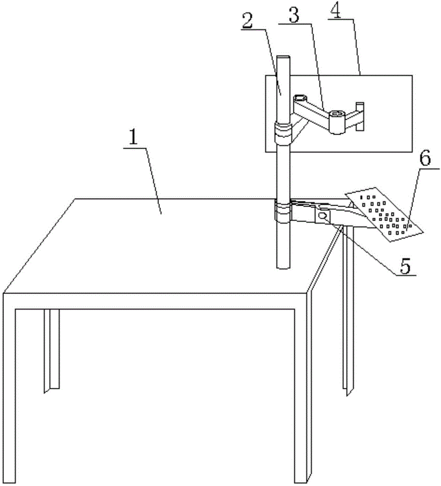 Control mechanism mounting structure of laser welding device