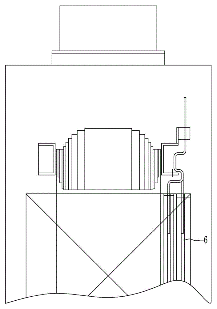 Fiber temperature measuring structure used for 10kV distribution transformer
