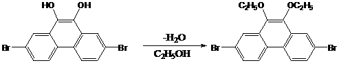 2,7-dibromide-9,10 substituted-phenanthrene derivatives